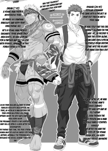 [Hihumi] สตรีมเมอร์หนุ่ม×ชายชนเผ่าลึกลับ