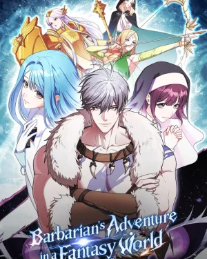 Barbarian's Adventure in a Fantasy World